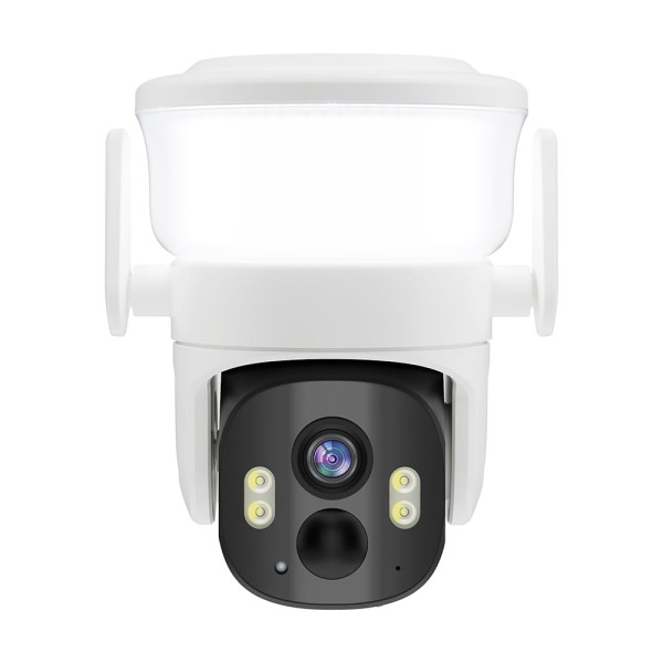 IP PTZ-відеокамера автономна з WiFi, прожектором та сонячною панеллю 3Mp Light Vision VLC-6103WLS White (Lamp+Solar) (CareCam Pro) f=3.6mm, на акумуляторних батареях