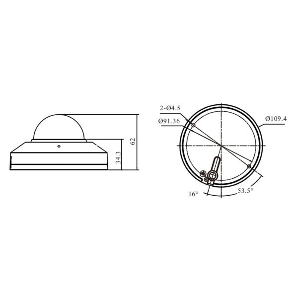 IP-відеокамера з WiFi 6 5Mp TVT TD-9557S4-C(D/WP/AR1) White f=2.8mm з мікрофоном