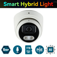 IP-відеокамера 5 Мп SEVEN IP-7215PA-DL white 4 мм з розумним подвійним підсвічуванням
