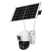 IP PTZ-відеокамера автономна з WiFi та сонячною панеллю 3Mp+3Mp Light Vision VLC-9530WIA/2C (Solar) f=4mm, на акумуляторних батареях