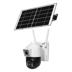 IP PTZ-відеокамера автономна з WiFi та сонячною панеллю 3Mp+3Mp Light Vision VLC-9530WIA/2C (Solar) f=4mm, на акумуляторних батареях