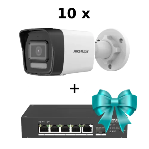 IP відеокамера Hikvision DS-2CD1043G2-IUF 4МП (4мм) із мікрофоном
