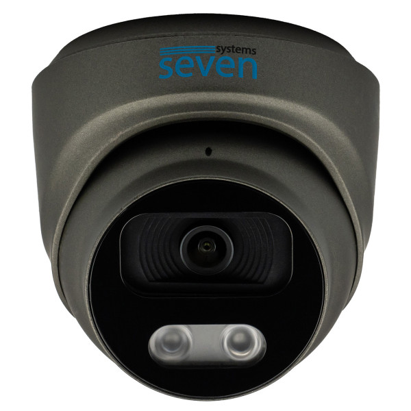 IP-відеокамера 2 Мп SEVEN IP-7212PA black 2,8 мм