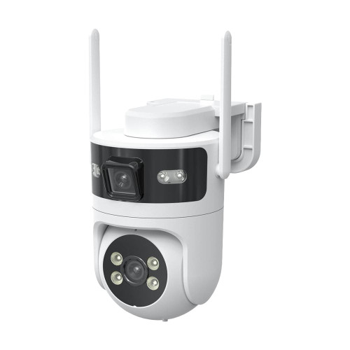 IP PTZ-відеокамера з WiFi 4Mp+4Mp Light Vision VLC-9304WI/2C (Tuya) f=4mm, ІЧ+LED-підсвічування, з мікрофоном