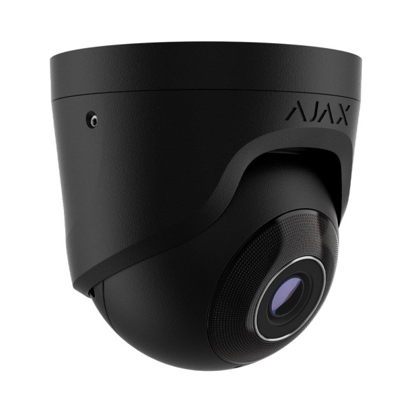 IP-відеокамера 8Mp Ajax TurretCam (8 Mp/2.8 mm) (8EU) ASP Black f=2.8mm з мікрофоном