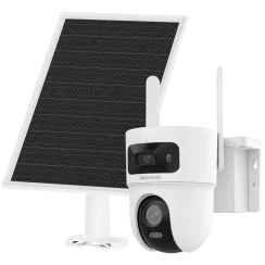 IP відеокамера Hikvision DS-2CFSP8-D/4G-SIM Cold Proof 2х4МП (2.8+4мм) PT 4G (SIM-карта в комплекті) ЗАРЯДКА В МІНУСОВУ ТЕМПЕРАТУРУ
