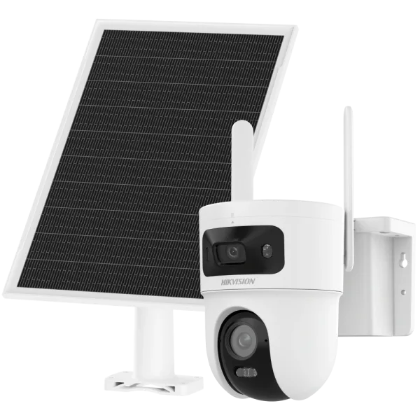 IP відеокамера Hikvision DS-2CFSP8-D/4G-SIM Cold Proof 2х4МП (2.8+4мм) PT 4G (SIM-карта в комплекті) ЗАРЯДКА В МІНУСОВУ ТЕМПЕРАТУРУ