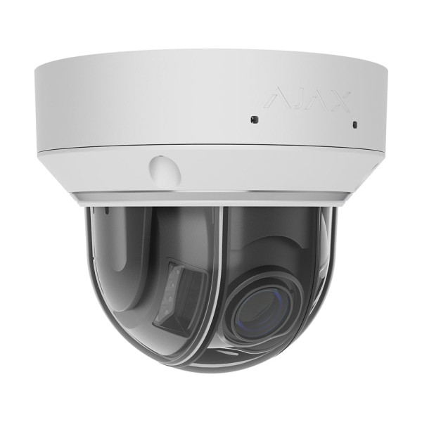 IP-відеокамера 8Mp Ajax DomeCam HLVF (8 Mp) White f=2.8-12mm, ІЧ+LED-підсвічування, з мікрофоном