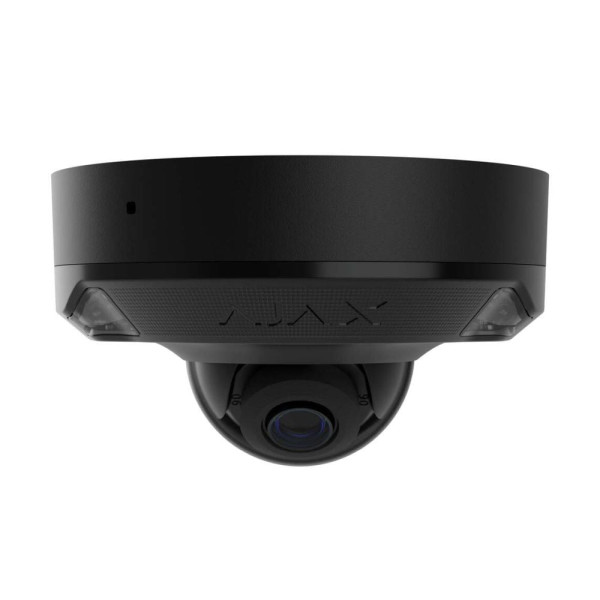 IP-відеокамера 8Mp Ajax DomeCam Mini HL (8 Mp/2.8 mm) Black f=2.8mm, ІЧ+LED-підсвічування, з мікрофоном