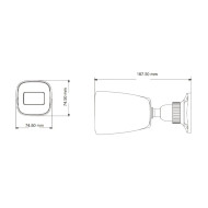 IP-відеокамера 2Mp TVT TD-9421S3BL (D/PE/AR1) f=2.8mm