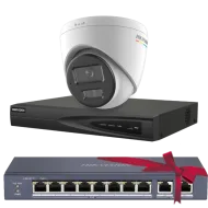 Комплект Hikvision DS-2CD1347G2H-LIUF 4МП (2.8мм)
