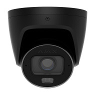IP-відеокамера 5Mp Ajax TurretCam HLVF (5 Mp) Black f=2.8-12mm, ІЧ+LED-підсвічування, з мікрофоном