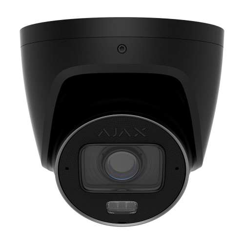 IP-відеокамера 5Mp Ajax TurretCam HLVF (5 Mp) Black f=2.8-12mm, ІЧ+LED-підсвічування, з мікрофоном