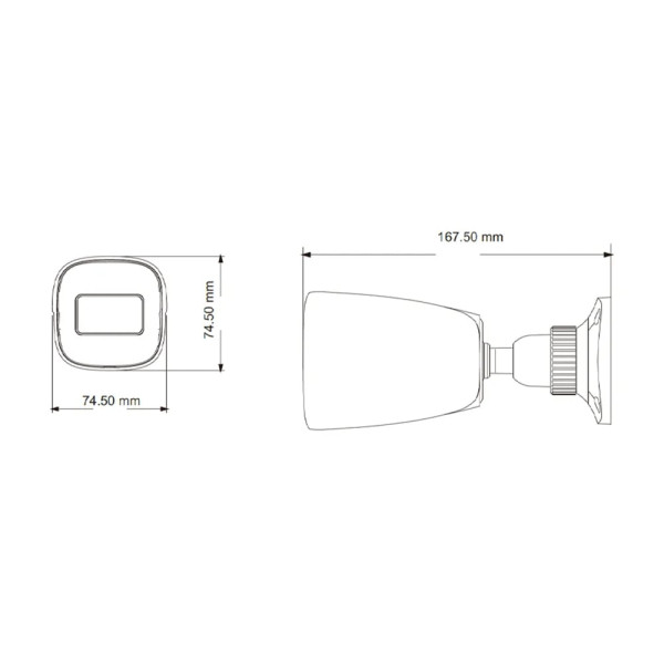 IP-відеокамера 5Mp TVT TD-9451E3B-A (D/PE/AR2) f=2.8mm з мікрофоном