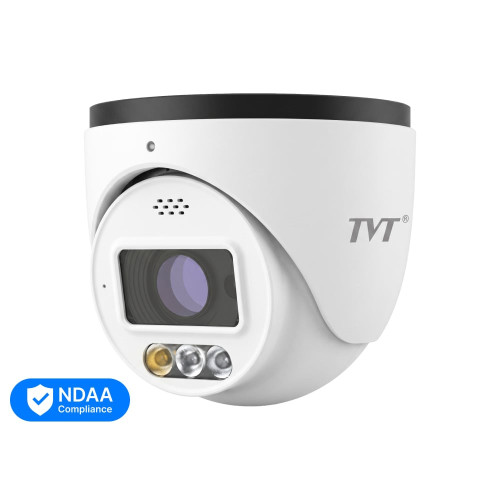 IP-відеокамера 6Mp TVT TD-9565S4-PA(D/PE/AW3) White f=2.8mm, ІЧ+LED-підсвічування, з мікрофоном