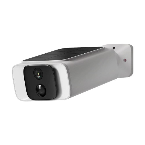 Автономна WiFi 2.4/5GHz IP-відеокамера з сонячною панеллю 5Mp Light Vision VLC-05IB-Solar (Tuya) White, f=2.8mm, на акумуляторних батареях 6000mAh