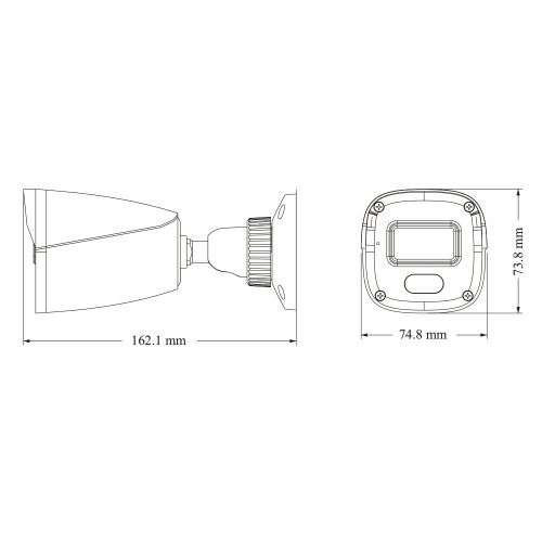 IP-відеокамера 2Mp TVT TD-9421S4L-C(D/PE/AW1) White f=2.8mm, ІЧ+LED-підсвічування, з мікрофоном