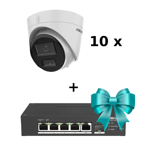 IP відеокамера Hikvision DS-2CD1343G2-LIUF 4МП (2.8мм) із мікрофоном