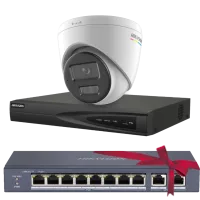 Комплект Hikvision DS-2CD1347G2H-LIUF 4МП (4мм)
