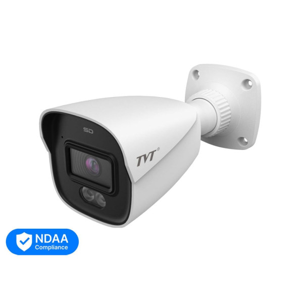 IP-відеокамера 4Mp TVT TD-9441C4(PE/WR1) Full Color f=2.8mm з мікрофоном
