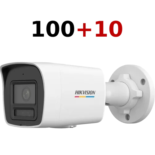 Комплект IP відеокамер Hikvision DS-2CD1047G3-LIUF 4МП (2.8мм) 100+10