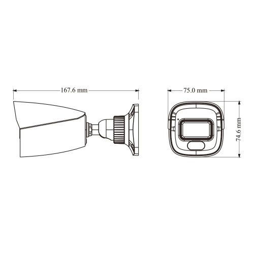 IP-відеокамера 4Mp TVT TD-9441C4(PE/WR1) Full Color f=2.8mm з мікрофоном