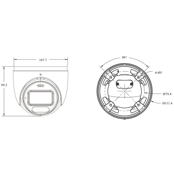 IP-відеокамера 6Mp TVT TD-9565S4-PA(D/AZ/PE/AW3) White f=2.8-12mm, ІЧ+LED-підсвічування, з мікрофоном