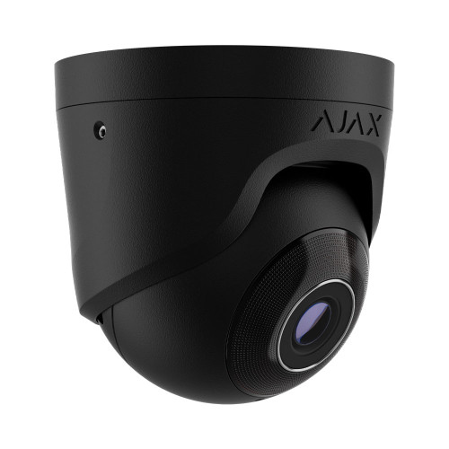 IP-відеокамера 8Mp Ajax TurretCam (8 Mp/4 mm) (8EU) ASP Black f=4mm з мікрофоном
