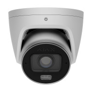IP-відеокамера 5Mp Ajax TurretCam HLVF (5 Mp) White f=2.8-12mm, ІЧ+LED-підсвічування, з мікрофоном