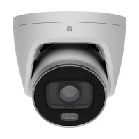 IP-відеокамера 5Mp Ajax TurretCam HLVF (5 Mp) White f=2.8-12mm, ІЧ+LED-підсвічування, з мікрофоном