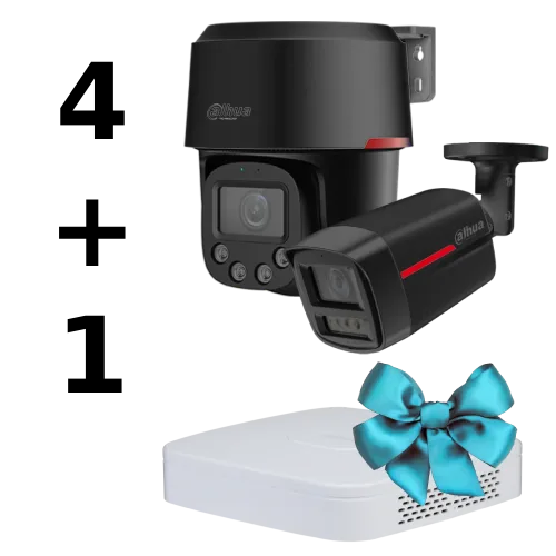 Комплект Dahua WIZCOLOR KIT 4+1（black）
