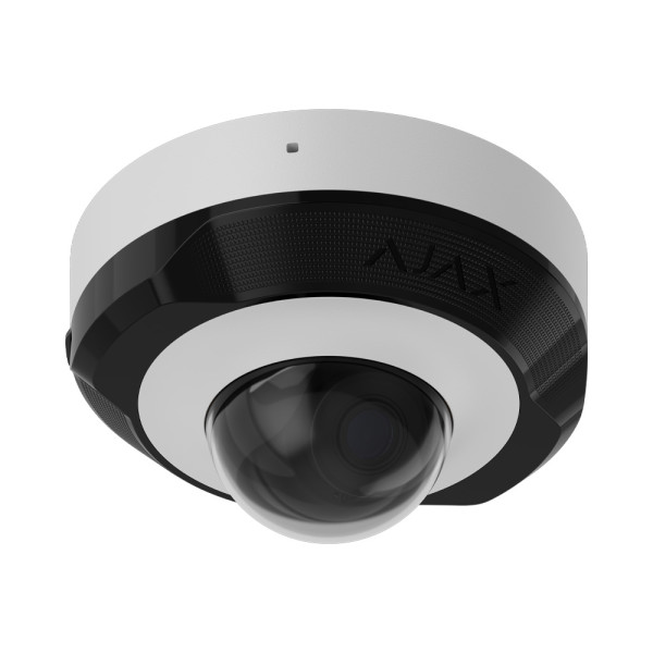 IP-відеокамера 8Mp Ajax DomeCam Mini (8 Mp/2.8 mm) (8EU) ASP White f=2.8mm з мікрофоном