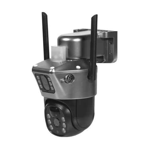 IP PTZ-відеокамера автономна з 4G та сонячною панеллю Light Vision 2Mp+2Mp VLC-9192IG/2C (Solar) Silver f=4mm, на акумуляторних батареях
