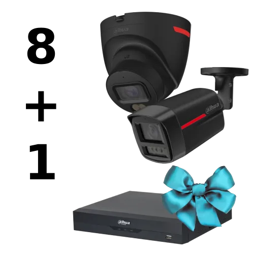 Комплект Dahua WIZCOLOR KIT 8+1（black）