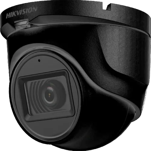 Turbo HD відеокамера Hikvision DS-2CE76H0T-ITMFS (Black)(AVINET) 5МП (2.8мм) з мікрофоном