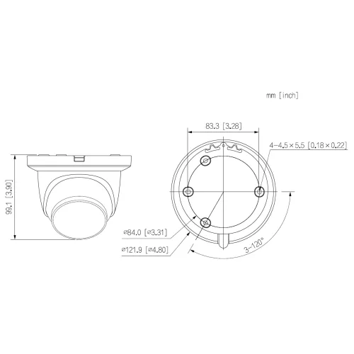 IP відеокамера Dahua DH-IPC-HDW2449TM-S-IL 4МП (2.8мм)