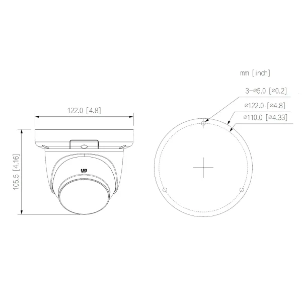 IP відеокамера Dahua DH-IPC-HDW2449TM-S-IL 4МП (2.8мм)
