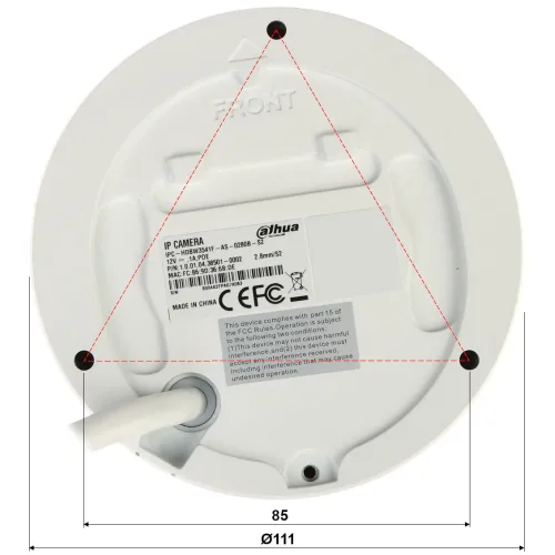IP видеокамера Dahua DH-IPC-HDBW3649F-AS-IL 6МП (2.1мм) с микрофоном