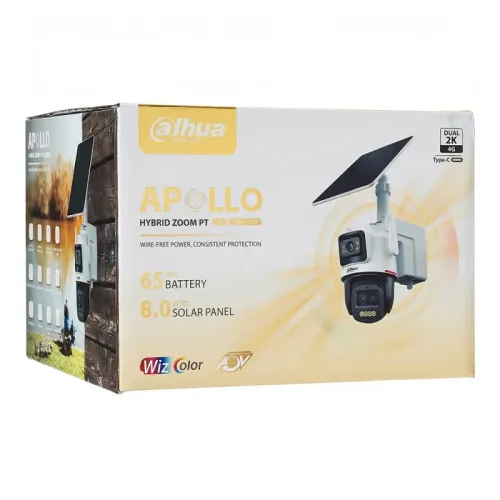 IP відеокамера Dahua DH-IPC-PTS2649C-3E3Z-4GB20 3+3МП PT 4G