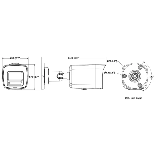 IP відеокамера Hikvision DS-2CD1027G3-LIUF 2МП (4мм)