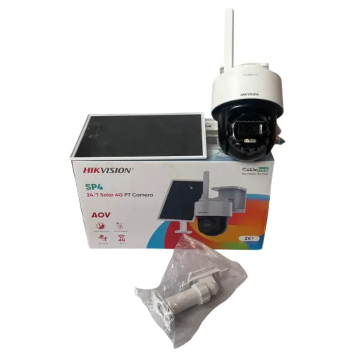 IP відеокамера Hikvision DS-2CFSP4/4G-SIM Cold proof (2.8мм) 4МП 4G PT (SIM-карта в комплекті) ЗАРЯДКА В МІНУСОВУ ТЕМПЕРАТУРУ