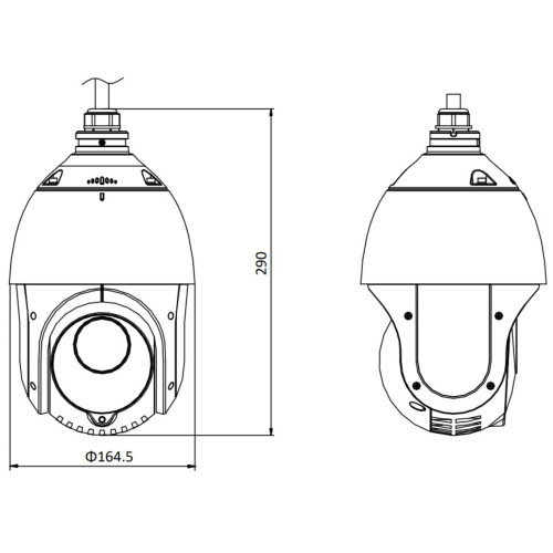 PTZ відеокамера Hikvision DS-2DE4225IWG1-E 2МП 25х (4.8-120мм)