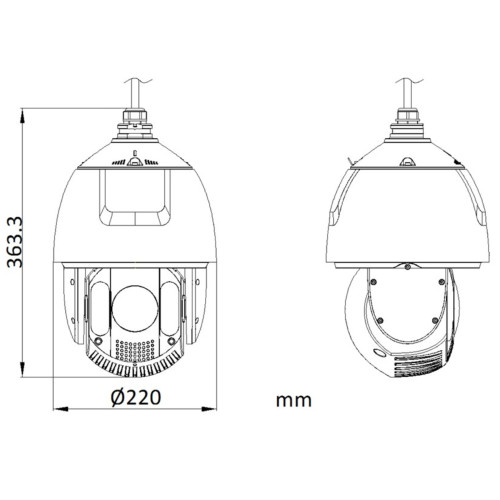 PTZ відеокамера Hikvision DS-2DE7A432IWG1-E 4МП (5.5-176мм) 32х