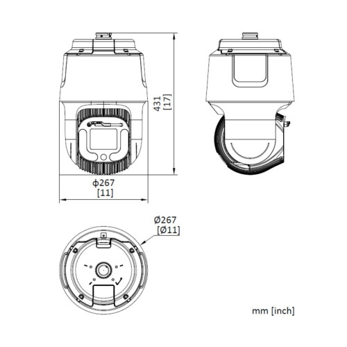 PTZ відеокамера Hikvision DS-2DF8C435MHS-DELW(B) 4МП (5.9-206.5мм) 35Х