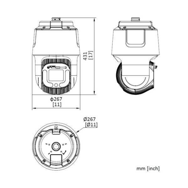 PTZ видеокамера Hikvision DS-2DF8C435MHS-DELW(B) 4МП (5.9-206.5мм) 35Х