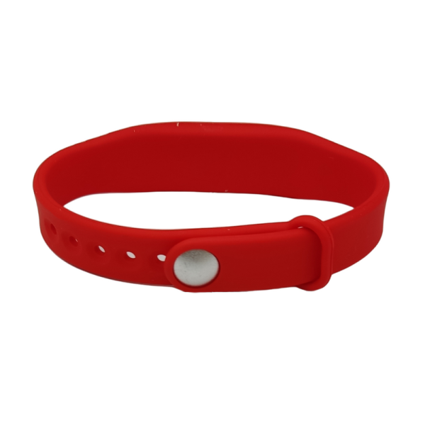 RFID браслет з чипом MIFARE SEVEN R-68 червоний