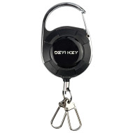 Брелок ретрактор SEVEN TBC-103 Black