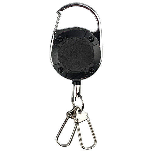 Брелок ретрактор SEVEN TBC-103 Black