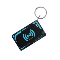 Ключ-брелок EM-Marine+Mifare Trinix Proximity-key EM+MF epoxy прямокутний 30*50 мм блакитний