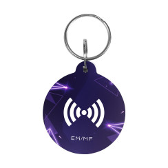 Ключ-брелок EM-Marine+Mifare Trinix Proximity-key EM+MF epoxy круглий d=35 мм фіолетовий